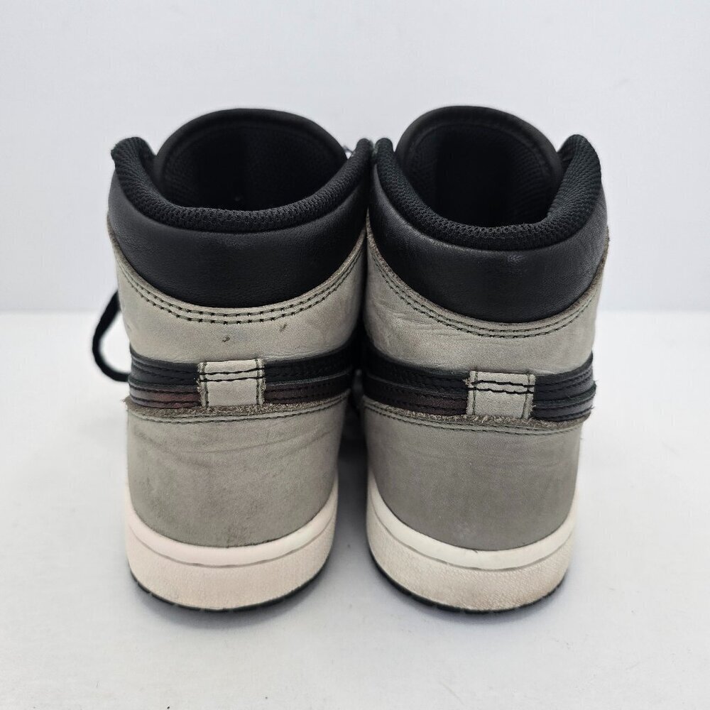 Air Jordan | 1 Retro 'Patina' black leather sporty hi-top sneakers | WMS 5.5 - Picture 3 of 8